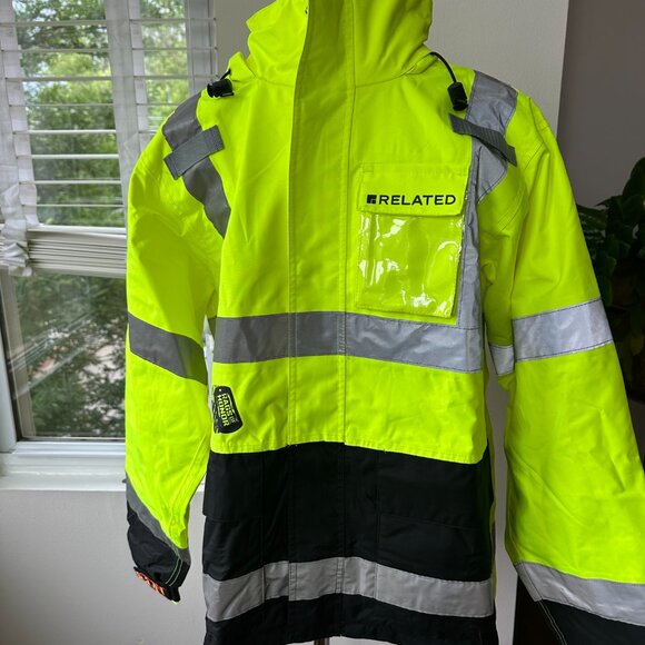 Tingley J24122 Icon ANSI Class 3 Yellow/Green Jacket, Waterproof & Breathable M - Picture 2 of 5